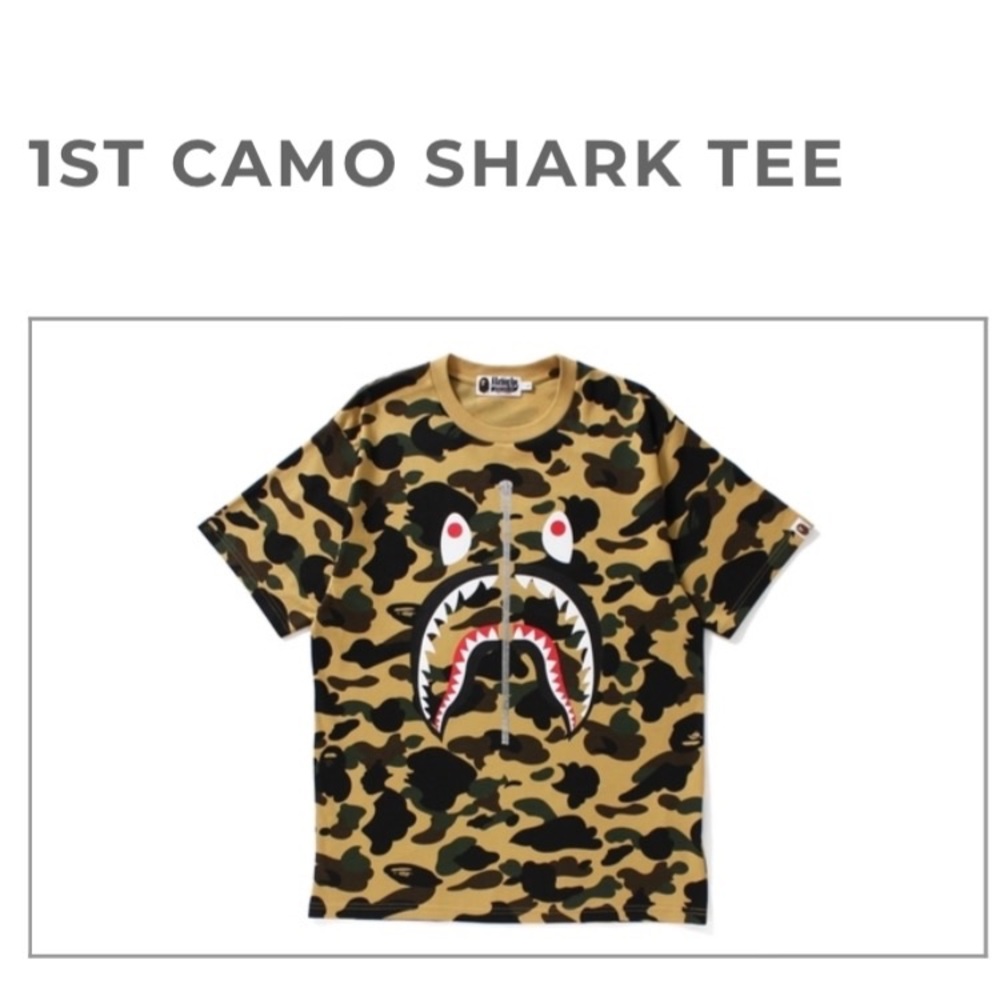 A Bathing Ape 1st Camo Shark Tee